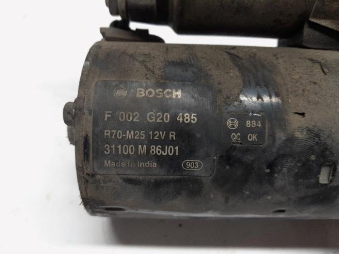 Startmotor van een Suzuki Swift (ZA/ZC/ZD1/2/3/9) 1.3 D 16V 2008