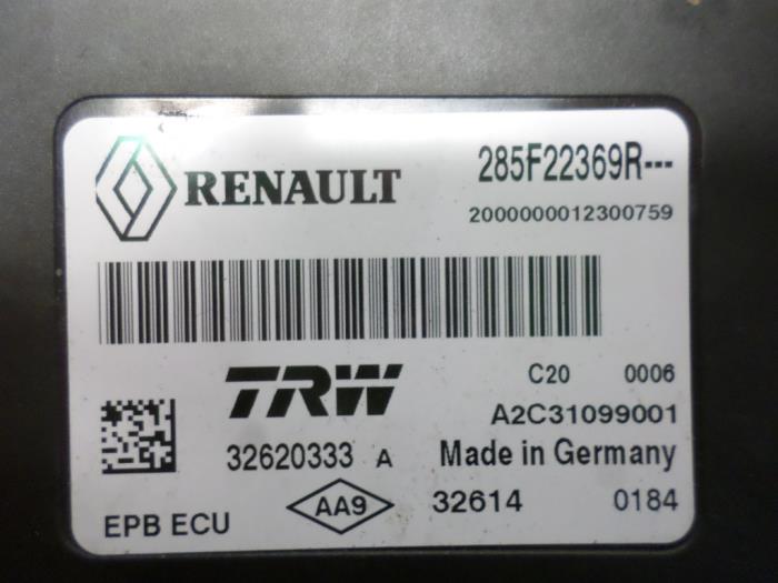 Computer Handrem van een Renault Megane III Coupe (DZ) 1.6 Energy dCi 130 2015