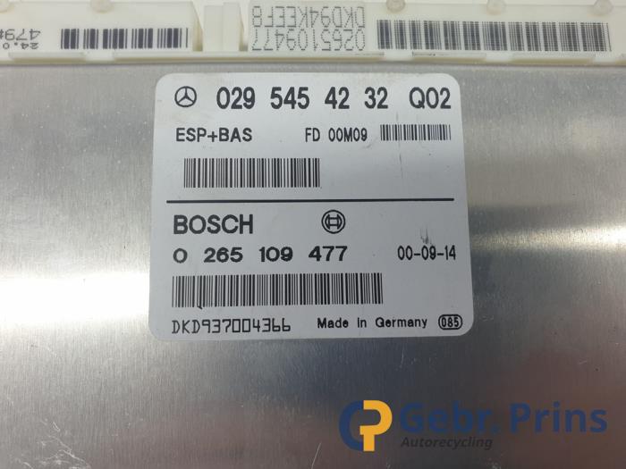 ABS Computer van een Mercedes-Benz A (W168) 1.4 A-140 2000