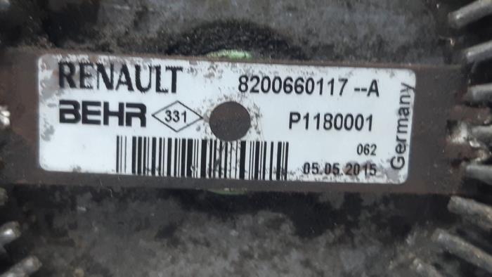 Zelfdenk koelvinhart van een Renault Master IV (EV/HV/UV/VA/VB/VD/VF/VG/VJ) 2.3 dCi 165 16V RWD 2015