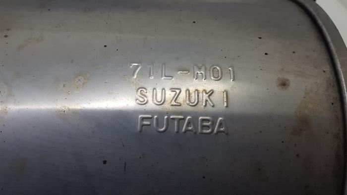 Uitlaat Einddemper van een Suzuki Swift (ZA/ZC/ZD) 1.2 16V 2015
