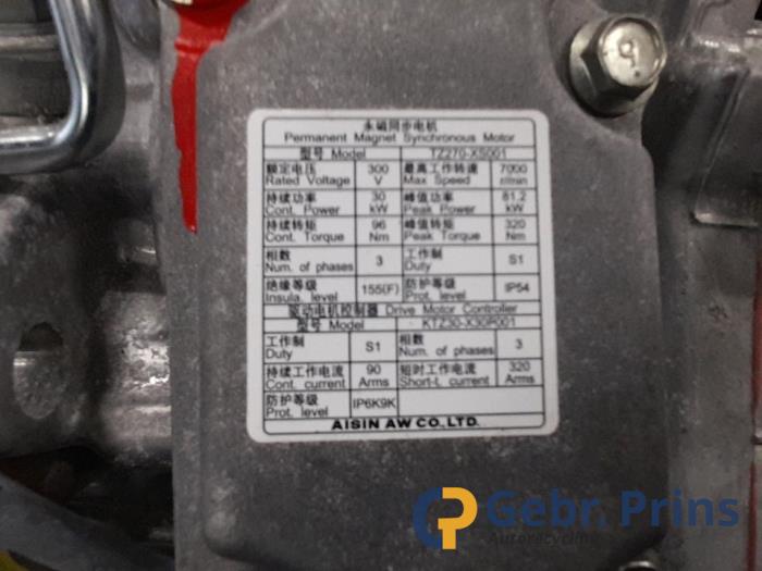 Versnellingsbak van een Citroën C5 Aircross I (A4/AC/AJ/AR) 1.6 Hybrid 225 16V 2021