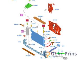 Gebruikte Frontdeel steun Ford C-Max (DXA) 1.6 SCTi 16V Prijs € 25,00 Margeregeling aangeboden door Autorec. Gebr. Prins b.v.
