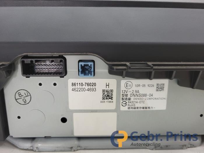 Display Interieur van een Lexus CT 200h 1.8 16V 2018