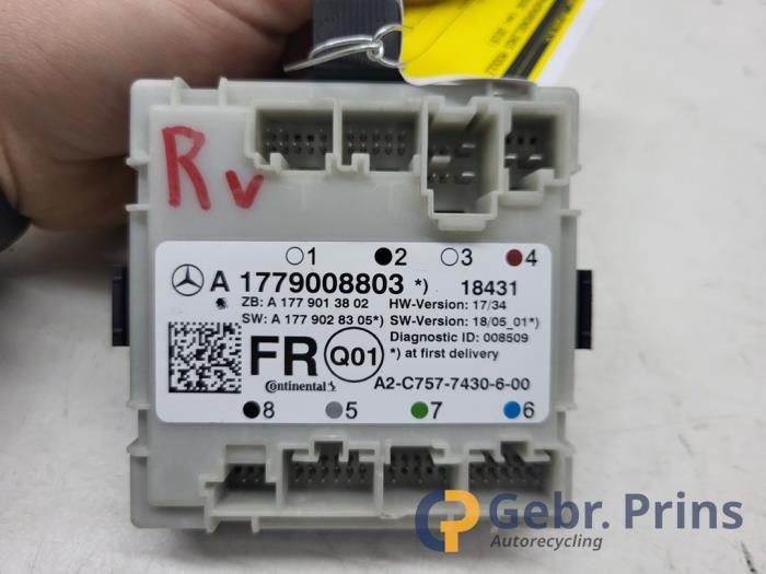 Gebruikte Module Centrale Deurvergrendeling Mercedes A (177.0) 1.5 A-180d Prijs € 30,00 Margeregeling aangeboden door Autorec. Gebr. Prins b.v.