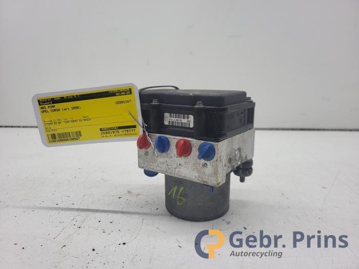 Gebruikte ABS Pomp Opel Corsa C (F08/68) 1.2 16V Twin Port Prijs € 35,00 Margeregeling aangeboden door Autorec. Gebr. Prins b.v.