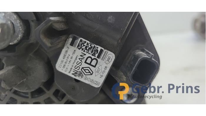 Dynamo van een Nissan Qashqai (J11) 1.2 DIG-T 16V 2017