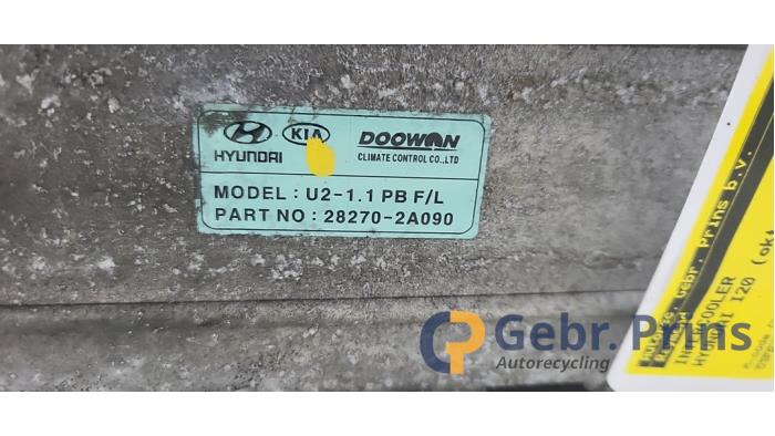 Intercooler van een Hyundai i20 1.1 CRDi VGT 12V 2014