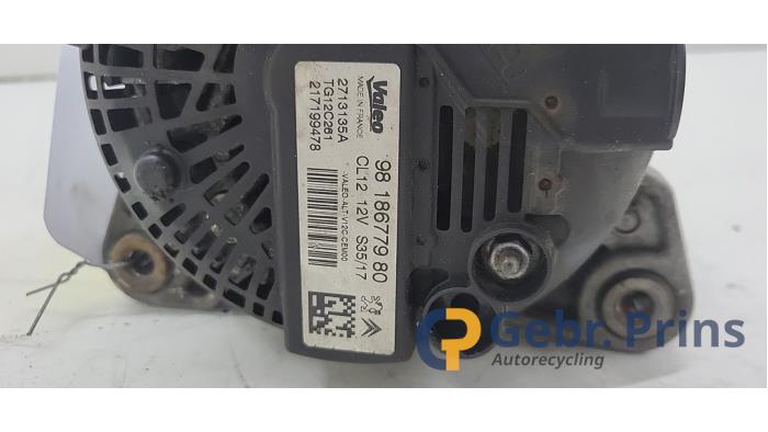 Dynamo van een Peugeot 308 (L3/L8/LB/LH/LP) 1.2 12V e-THP PureTech 130 2017