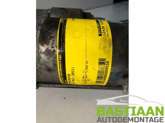 Gebruikte Startmotor Volkswagen Polo V (6R) 1.2 TDI 12V BlueMotion Prijs € 65,00 Margeregeling aangeboden door Bastiaan Autodemontage