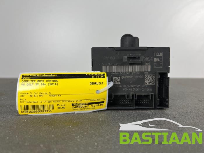 Gebruikte Module Bodycontrol Volkswagen Golf Sportsvan (AUVS) 1.6 TDI BlueMotion 16V Prijs € 29,99 Margeregeling aangeboden door Bastiaan Autodemontage