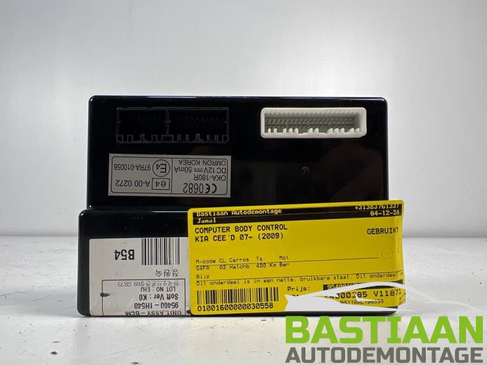 Gebruikte Bodycontrol Module Kia Cee'd (EDB5) 1.4 CVVT 16V Prijs € 124,99 Margeregeling aangeboden door Bastiaan Autodemontage