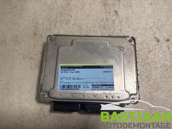 Gebruikte Boordcomputer Volkswagen Polo IV (9N1/2/3) 1.9 SDI Prijs € 224,99 Margeregeling aangeboden door Bastiaan Autodemontage