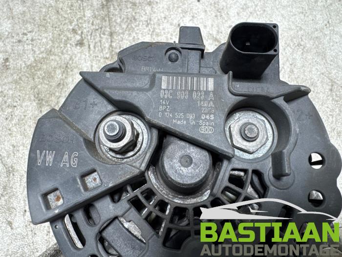 Dynamo van een Volkswagen Golf VI (5K1) 1.4 TSI 122 16V 2009