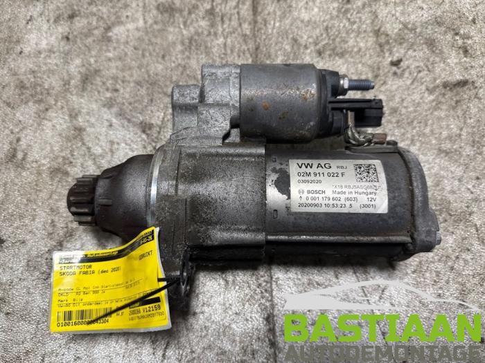 Gebruikte Startmotor Skoda Fabia III Combi (NJ5) 1.0 TSI 12V Prijs € 44,97 Margeregeling aangeboden door Bastiaan Autodemontage