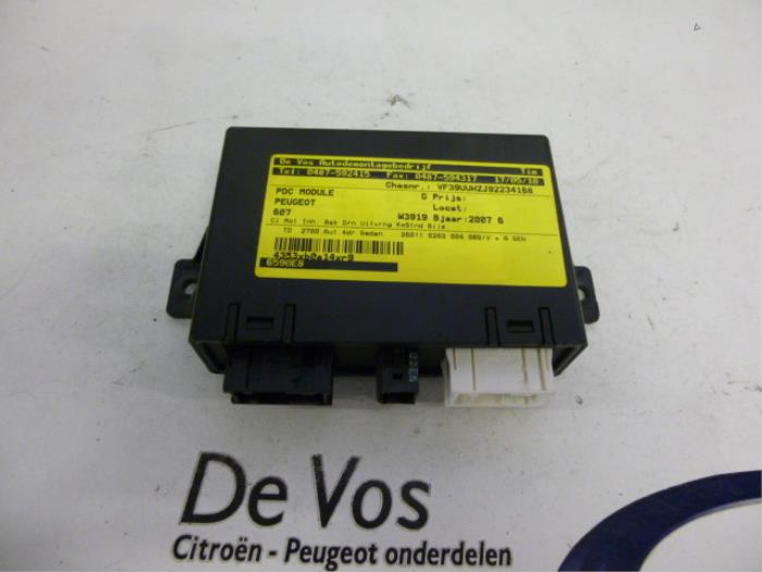 Gebruikte PDC Module Peugeot 607 (9D/U) 2.7 HDi V6 24V Prijs € 70,00 Margeregeling aangeboden door De Vos Onderdelen