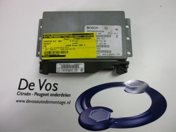 Gebruikte Computer Automatische Bak Peugeot 406 (8B) 2.0 S,SL,ST,STX 16V Prijs € 100,00 Margeregeling aangeboden door De Vos Onderdelen