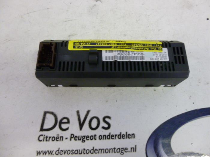 Display Interieur van een Citroën Jumpy (G9) 1.6 HDI 16V 2007