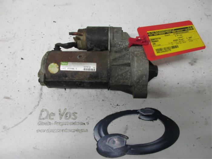 Gebruikte Startmotor Peugeot 406 Break (8E/F) 2.1 dT Prijs € 70,00 Margeregeling aangeboden door De Vos Onderdelen