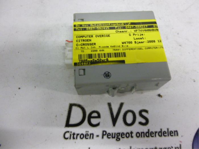Gebruikte Computer Diversen Citroen C-Crosser 2.2 HDiF 16V Prijs € 200,00 Margeregeling aangeboden door De Vos Onderdelen