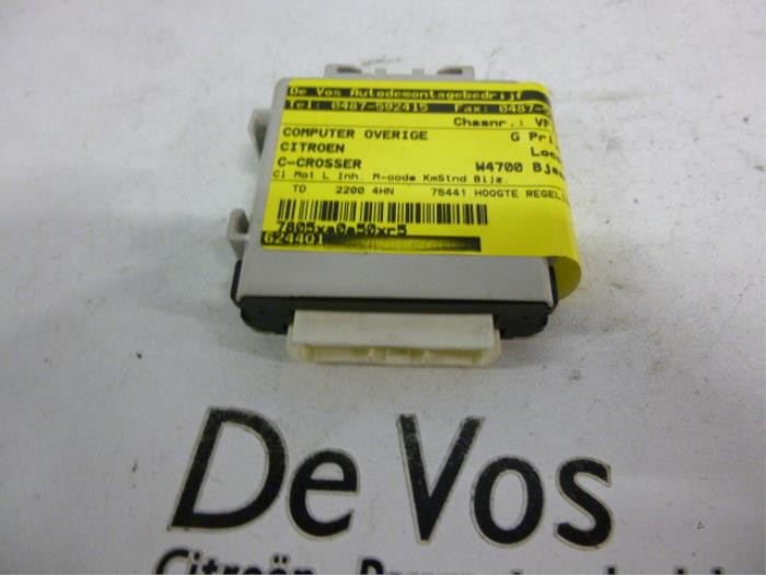 Gebruikte Computer Diversen Citroen C-Crosser 2.2 HDiF 16V Prijs € 200,00 Margeregeling aangeboden door De Vos Onderdelen