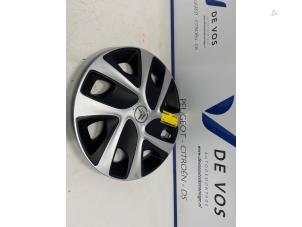CIT575L14 - Zwarte Wieldoppen 14 Inch Citroen Wieldoppen Zwart Citroen 14 Inch Merklogo Set