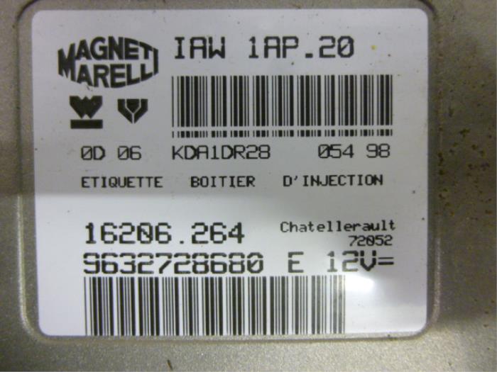 Gebruikte Computer Motormanagement Citroen Xantia (X2/X7) 1.8i Prijs € 160,00 Margeregeling aangeboden door De Vos Onderdelen