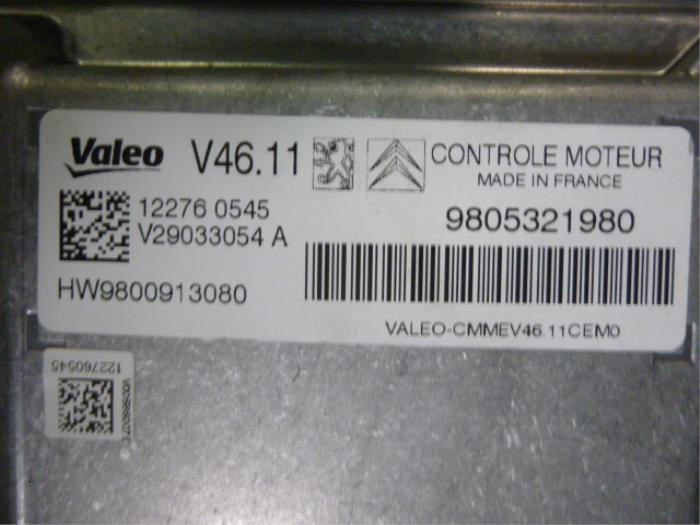 Gebruikte Computer Motormanagement Peugeot 208 I (CA/CC/CK/CL) 1.2 Vti 12V PureTech 82 Prijs € 350,00 Margeregeling aangeboden door De Vos Onderdelen