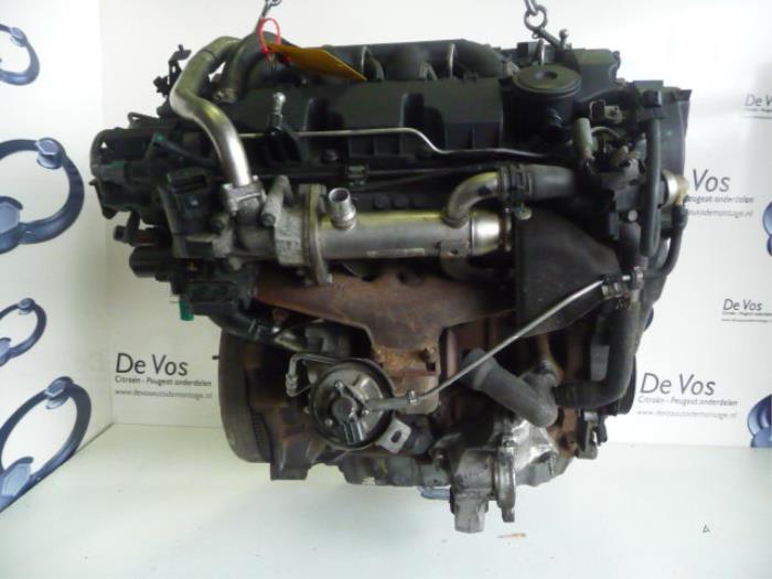 Motor van een Peugeot 407 SW (6E) 2.0 HDiF 16V 2007