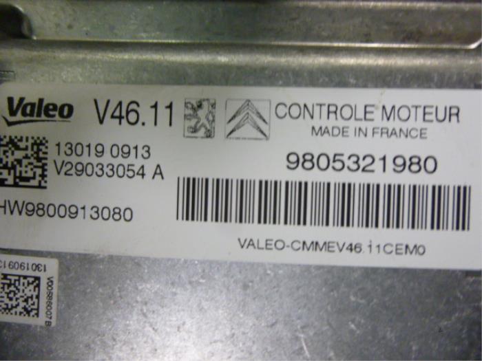 Gebruikte Computer Motormanagement Peugeot 208 I (CA/CC/CK/CL) 1.2 Vti 12V PureTech 82 Prijs € 350,00 Margeregeling aangeboden door De Vos Onderdelen