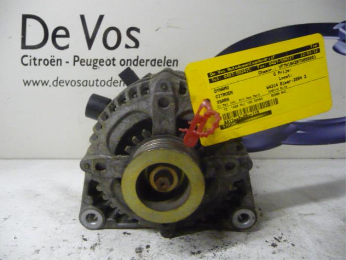 Gebruikte Dynamo Citroen Xsara Prijs € 70,00 Margeregeling aangeboden door De Vos Onderdelen