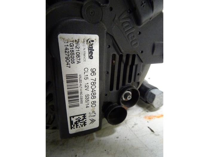 Dynamo van een Citroen Jumpy 2014