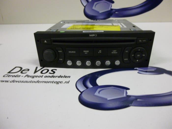 Radio CD Speler van een Citroen C5 2009