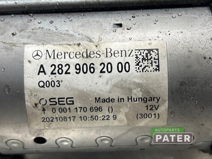 Startmotor van een Mercedes-Benz GLB (247.6) 1.3 GLB-200 Turbo 16V 2022