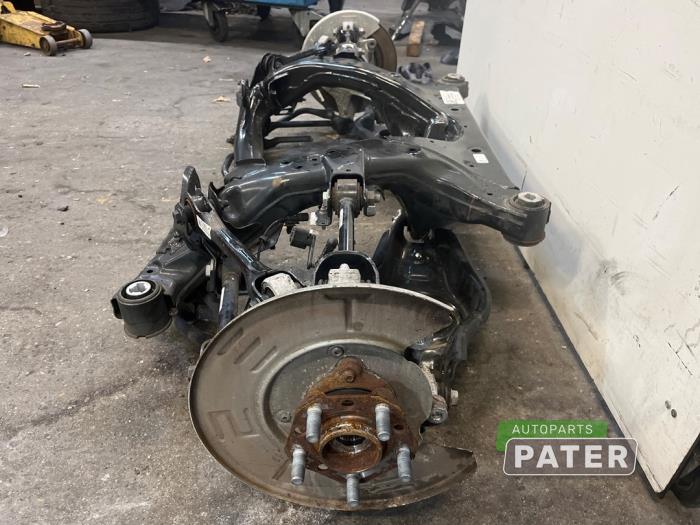 Achteras 4x4 van een Tesla Model 3 Long Range AWD 75 kWh 2019