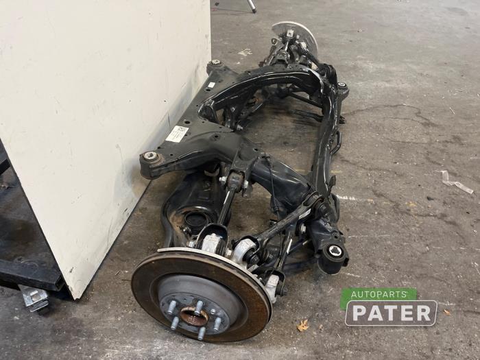 Achteras 4x4 van een Tesla Model 3 Long Range AWD 75 kWh 2019