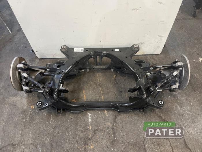 Achteras 4x4 van een Tesla Model 3 Long Range AWD 75 kWh 2019