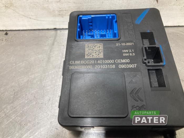 Gebruikte Computer Koeling Peugeot 2008 (UD/UK/UR/US/UX) e-2008 50 kWh Prijs € 42,00 Margeregeling aangeboden door Autoparts Pater