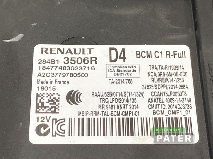Computer Body Control van een Renault Megane IV Estate (RFBK) 1.5 Energy dCi 110 2018