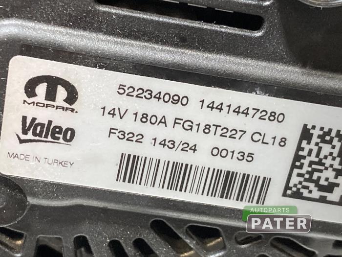 Dynamo van een Citroën Jumper (U9) 2.2 Blue HDi 140 2025