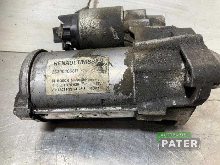 Used Startmotor Renault Clio IV Estate/Grandtour (7R) 1.5 Energy dCi 90 FAP Price € 21,00 Margin scheme offered by Autoparts Pater