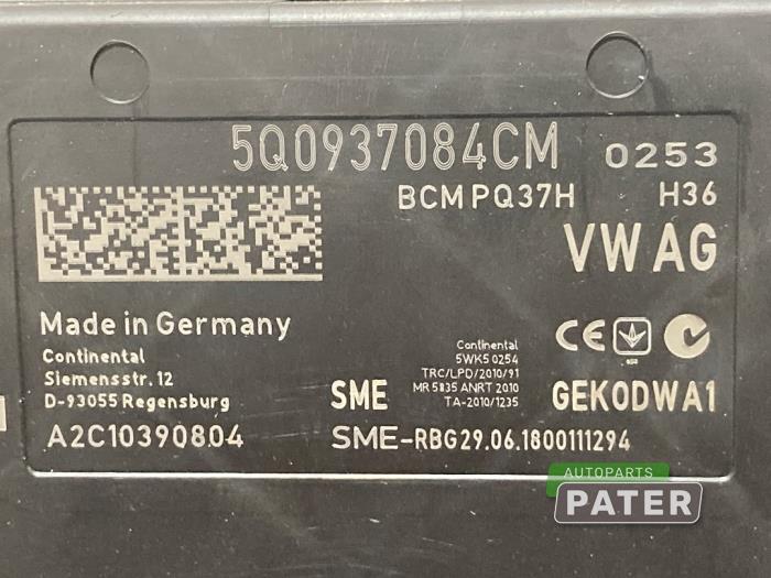 Computer Body Control van een Skoda Karoq 1.5 TSI 16V 2018