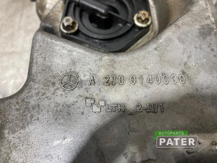 Carterpan van een Mercedes-Benz A (W176) 1.6 A-180 16V 2014