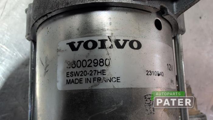 Startmotor van een Volvo V40 (MV) 2.0 D4 16V 2014