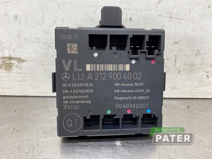 Gebruikte Module Centrale Deurvergrendeling Mercedes C (W204) 2.2 C-180 CDI 16V BlueEFFICIENCY Prijs € 26,25 Margeregeling aangeboden door Autoparts Pater
