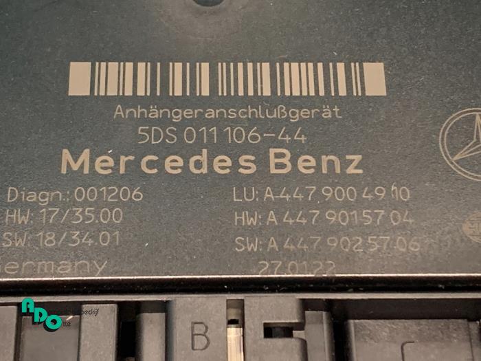 Module Trekhaak van een Mercedes-Benz Vito (447.6) 1.6 109 CDI 16V 2017