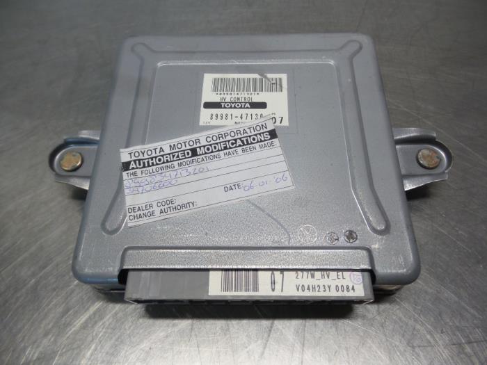 Gebruikte Boordcomputer Toyota Prius (NHW20) 1.5 16V Prijs € 150,00 Margeregeling aangeboden door Autodemontagebedrijf Otte