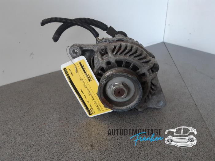 Gebruikte Dynamo Mitsubishi Colt (Z2/Z3) 1.3 16V Prijs € 35,00 Margeregeling aangeboden door Franken Autodemontage B.V.