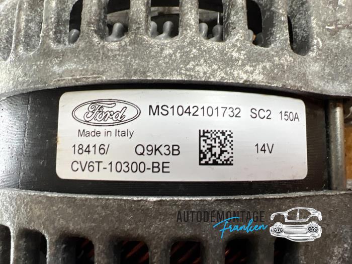 Dynamo van een Ford EcoSport (JK8) 1.0 EcoBoost 12V 125 2016