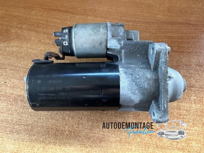 Gebruikte Startmotor Opel Zafira Tourer (P12) 2.0 CDTI 16V 165 Ecotec Prijs € 45,00 Margeregeling aangeboden door Franken Autodemontage B.V.